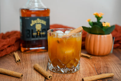 Spicy Pumpkin Bourbon Smash Cocktail Recipe