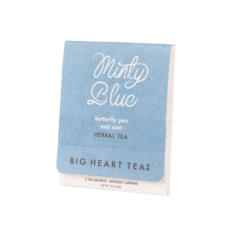 Big Heart Minty Blue tea