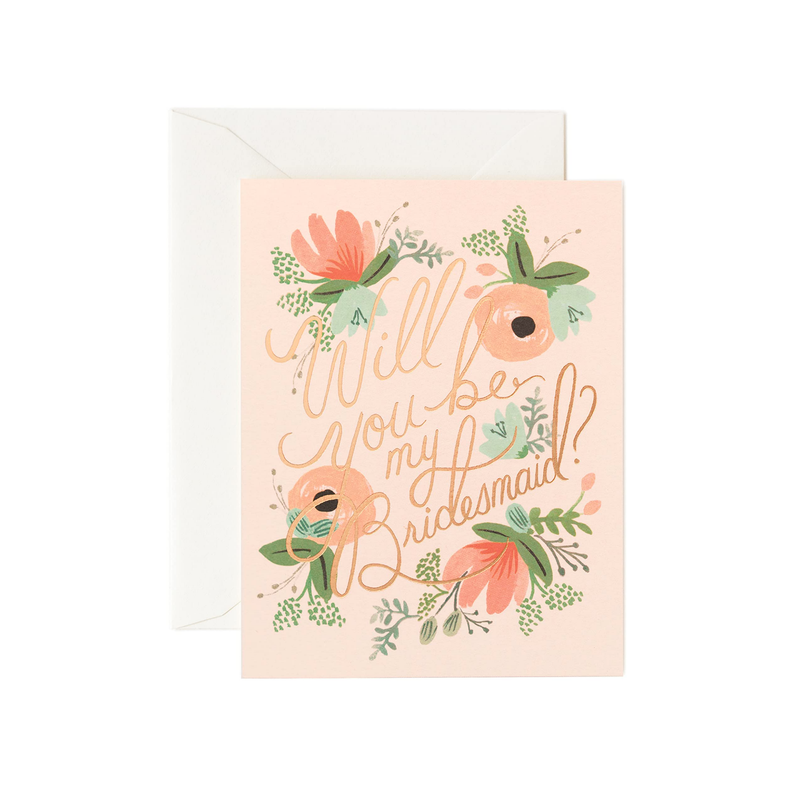 "Bridesmaid" Card