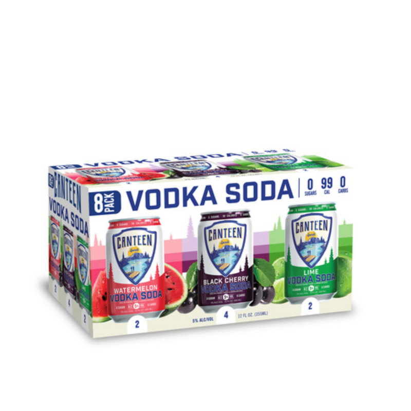 Canteen Vodka Soda Variety Pack