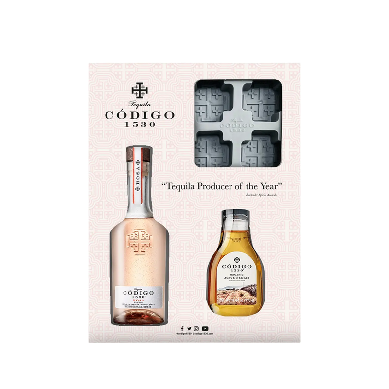 Codigo 1530 Blanco Rosa Tequila Gift Pack