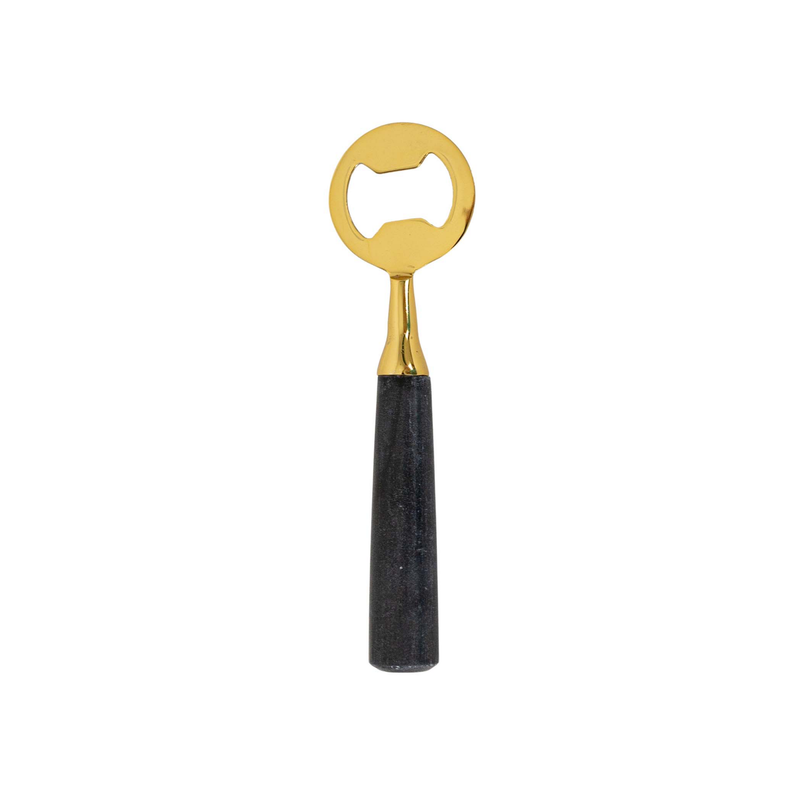 Marble Bottle Opener Black