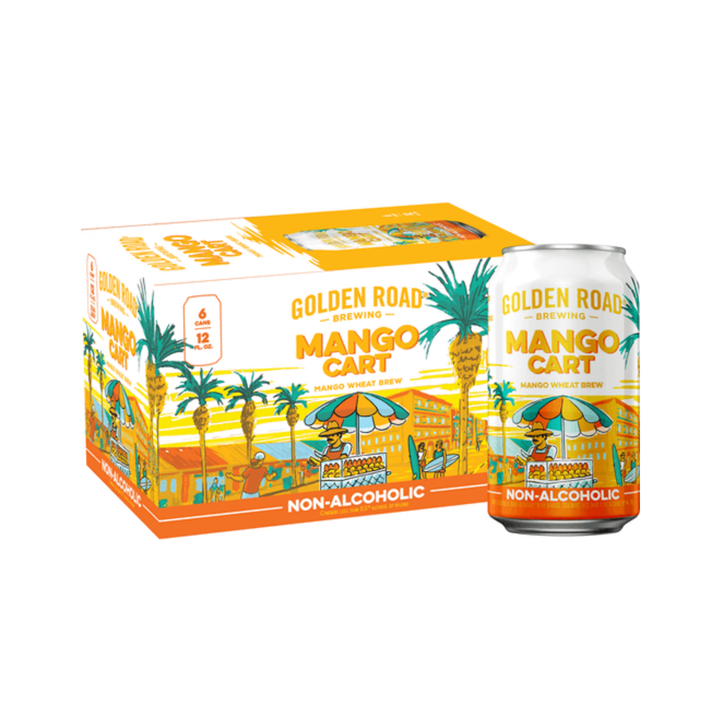 Golden Road Mango Cart Wheat (Non-Alcoholic)