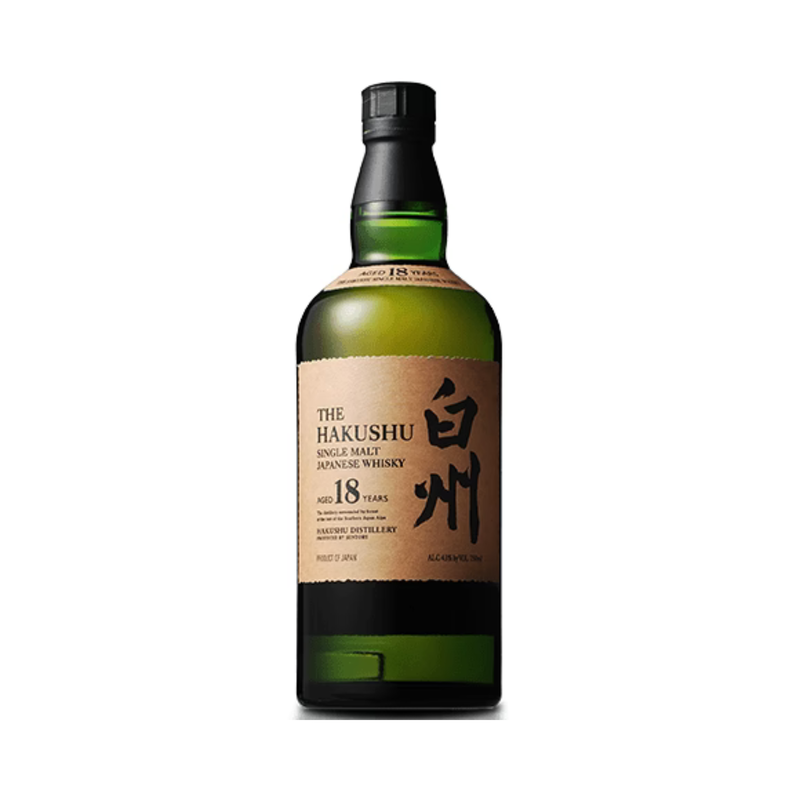 Hakushu 18 Year Single Malt Japanese Whisky