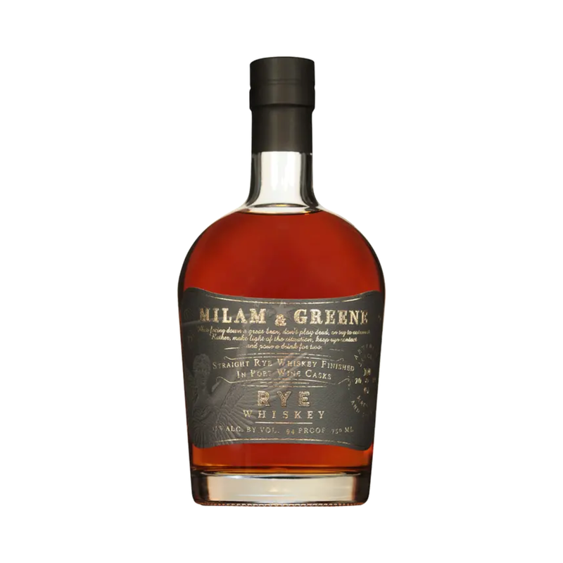 Milam & Greene Port Wine Finish Straight Rye Whiskey