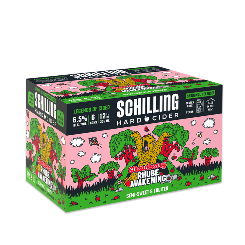 Schilling Cider Strawberry Rhube Awakening