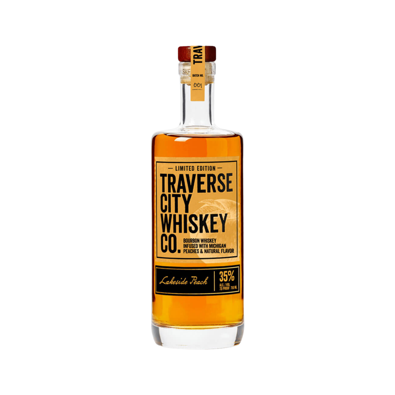 Traverse City Lakeside Peach Bourbon Whiskey