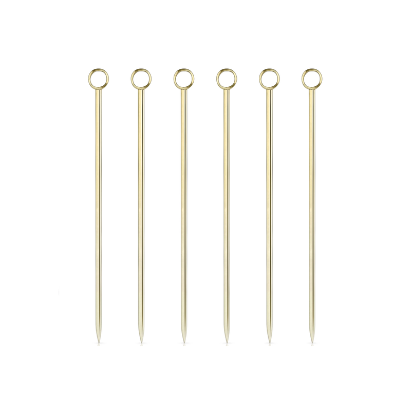 Gold Plated Cocktail Picks