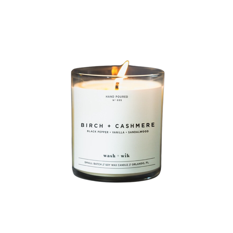 Wash & Wik Birch & Cashmere Candle