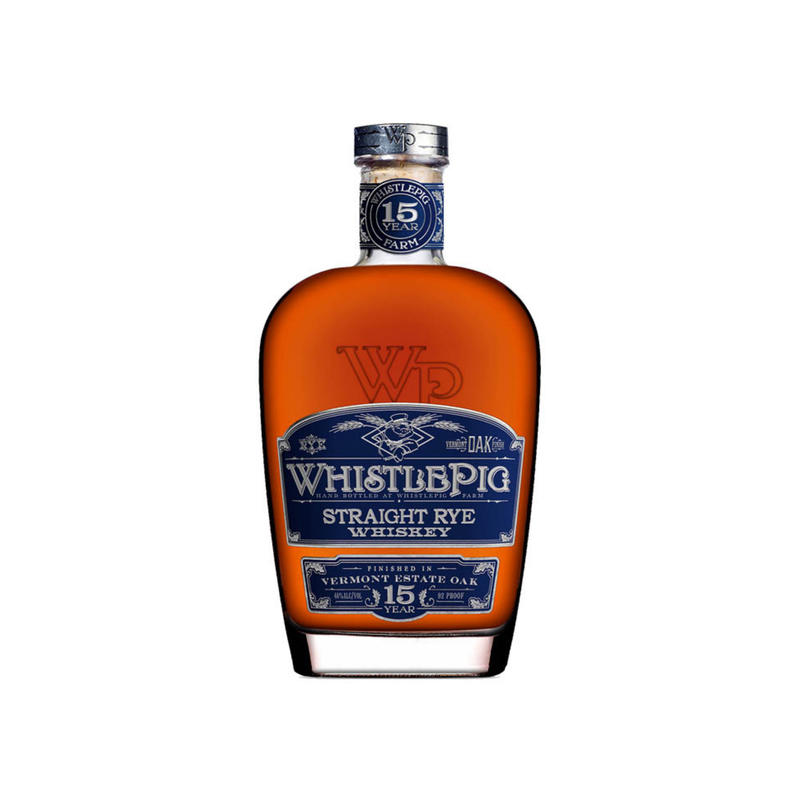 WhistlePig 15 Year "Estate Oak" Straight Rye Whiskey