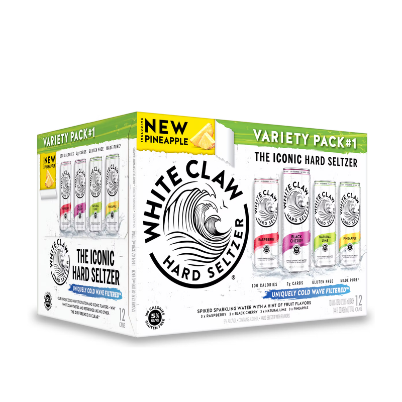 White Claw Hard Seltzer Variety Pack 